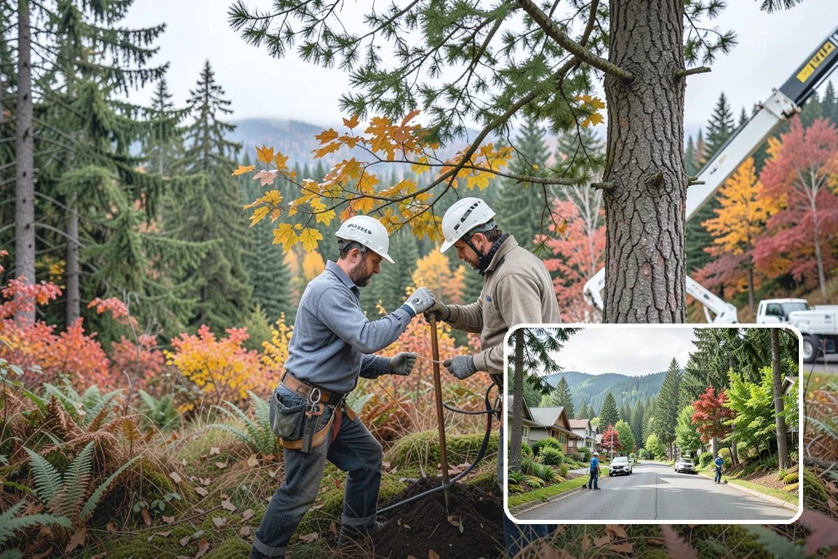 Diseased tree removal in Darrington, Snohomish County, WA - Removes safety hazards and reduces liability