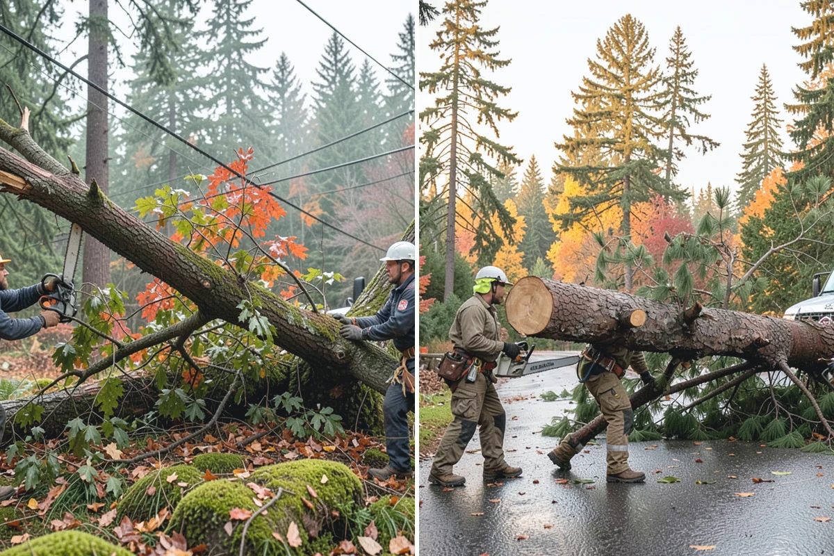 Diseased tree removal in Darrington, Snohomish County, WA - On-site assessment and hazard evaluation