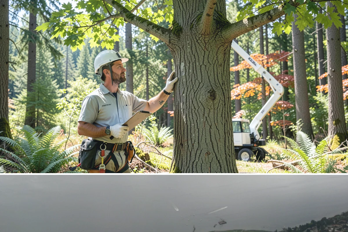 Diseased tree removal in Des Moines, King County, WA - Work can be performed year-round in the Puget Sound climate but requires extra caution during wet seasons due to slippery...