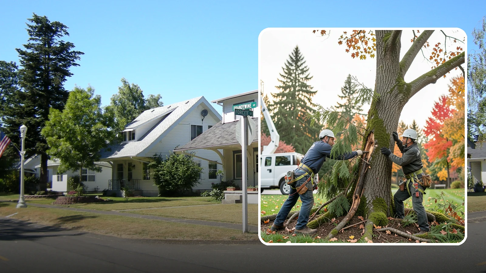 Diseased tree removal in DuPont, Pierce County, WA - The removal of trees affected by disease beyond recovery.