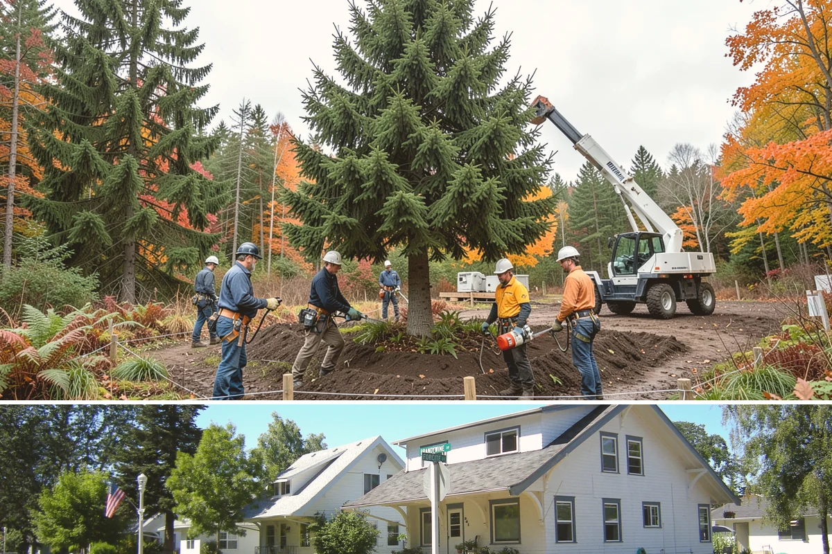 Diseased tree removal in DuPont, Pierce County, WA - Work can be performed year-round in the Puget Sound climate but requires extra caution during wet seasons due to slippery...