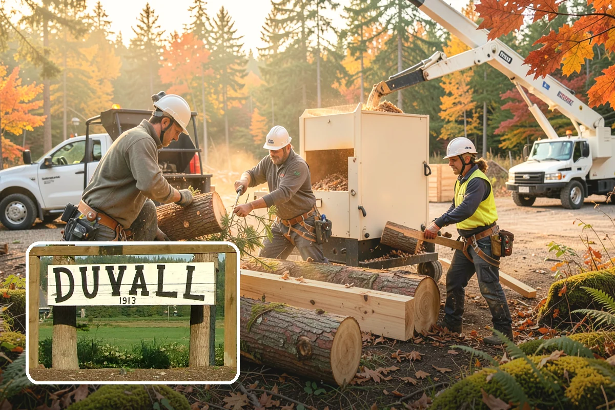 Diseased tree removal in Duvall, King County, WA - Removes safety hazards and reduces liability