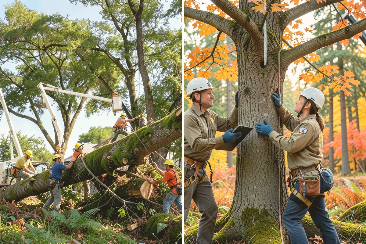 Diseased tree removal in Eatonville, Pierce County, WA - On-site assessment and hazard evaluation