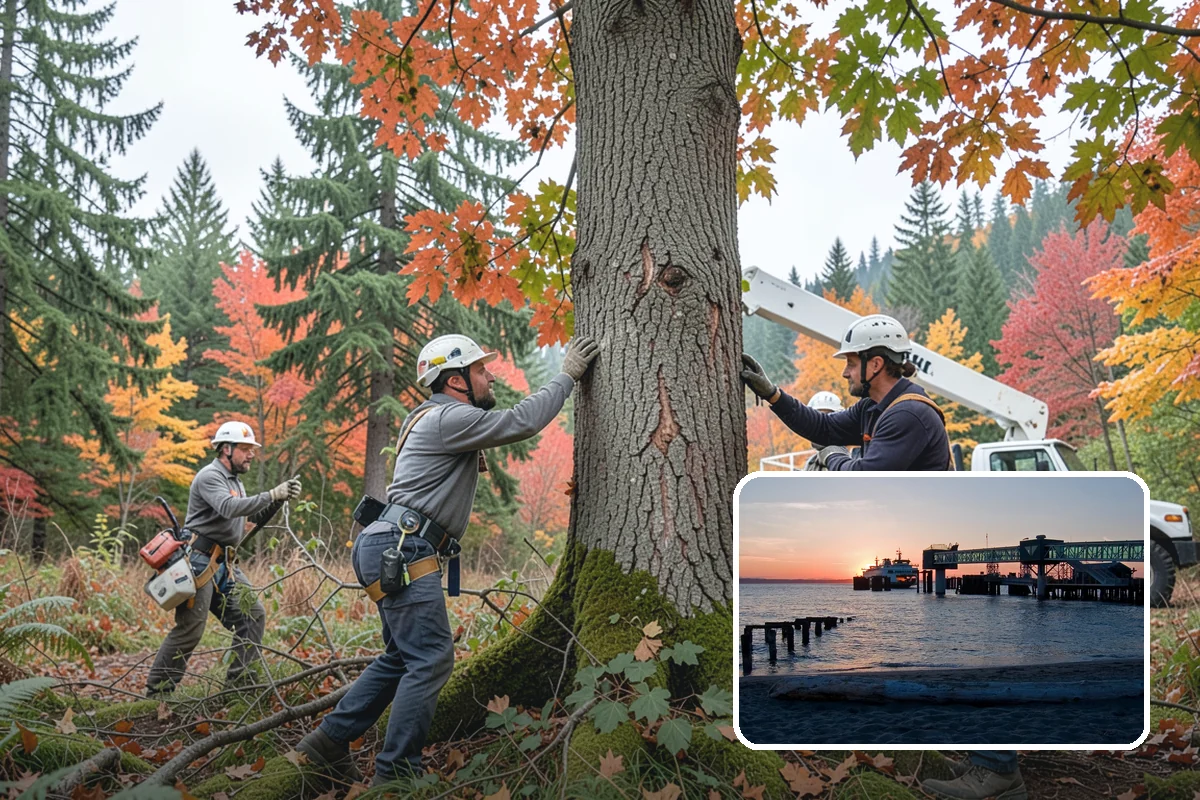 Diseased tree removal in Edmonds, Snohomish County, WA - Removes safety hazards and reduces liability