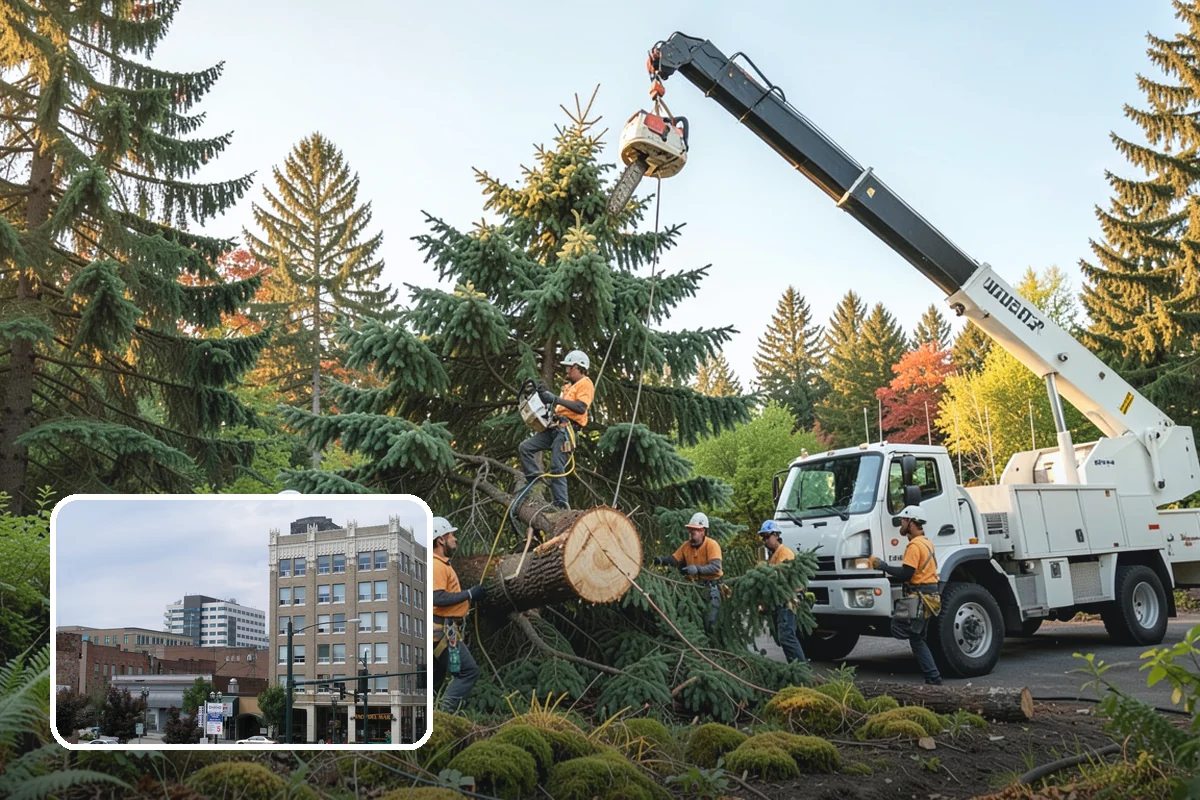Diseased tree removal in Everett, Snohomish County, WA - Removes safety hazards and reduces liability