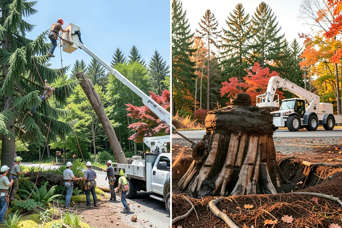 Diseased tree removal in Everett, Snohomish County, WA - On-site assessment and hazard evaluation