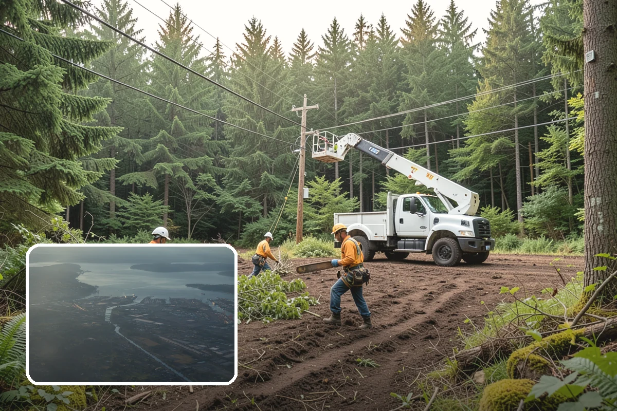 Diseased tree removal in Fife, Pierce County, WA - Removes safety hazards and reduces liability