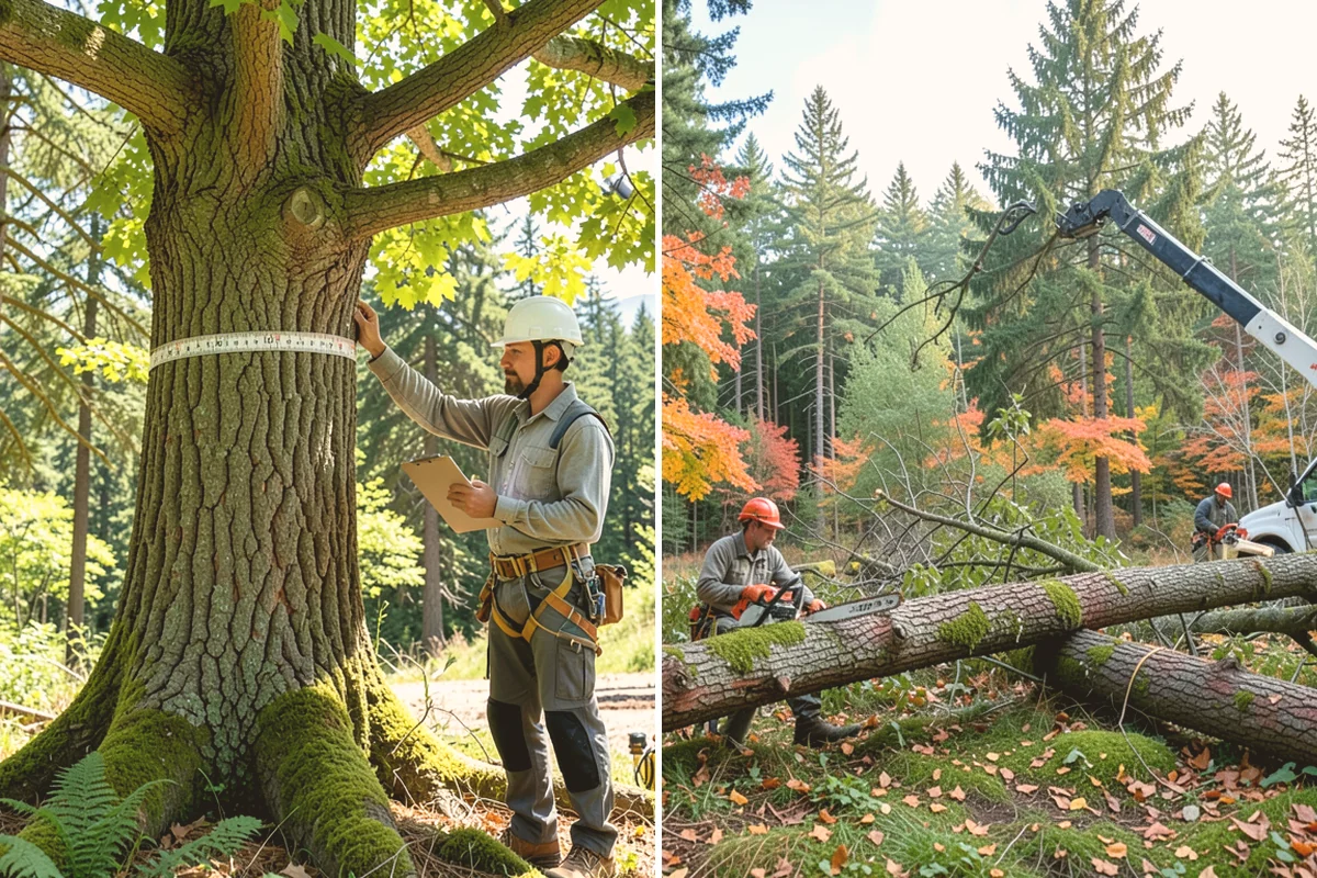 Diseased tree removal in Fife, Pierce County, WA - On-site assessment and hazard evaluation