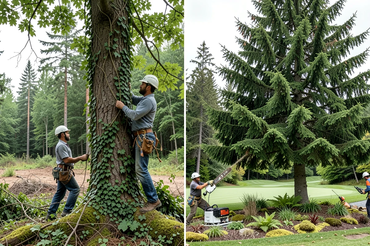 Diseased tree removal in Fircrest, Pierce County, WA - On-site assessment and hazard evaluation