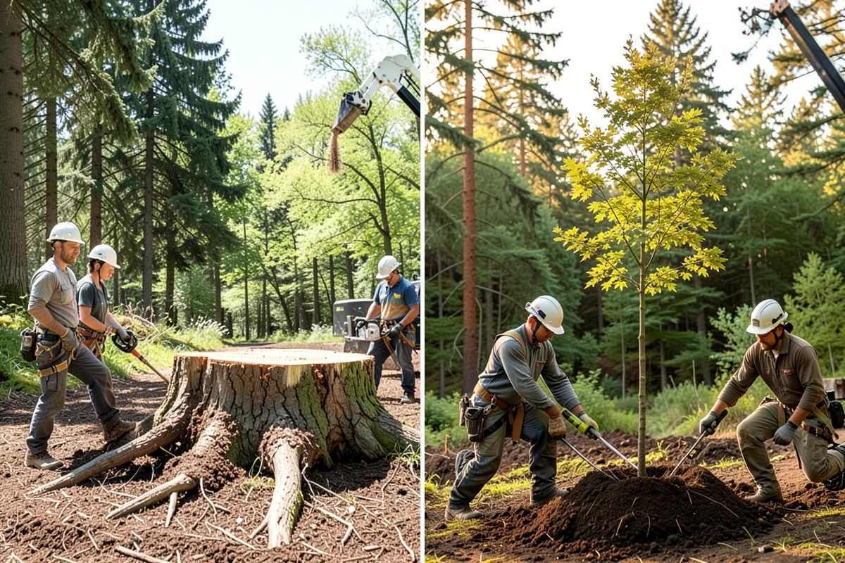 Diseased tree removal in Gig Harbor, Pierce County, WA - On-site assessment and hazard evaluation