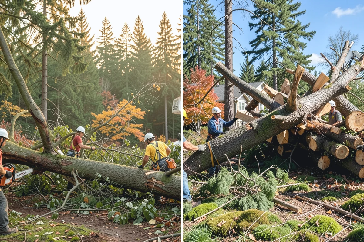 Diseased tree removal in Gold Bar, Snohomish County, WA - On-site assessment and hazard evaluation