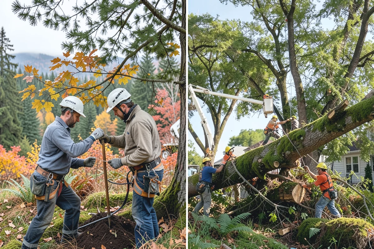 Diseased tree removal in Hamilton, Skagit County, WA - On-site assessment and hazard evaluation