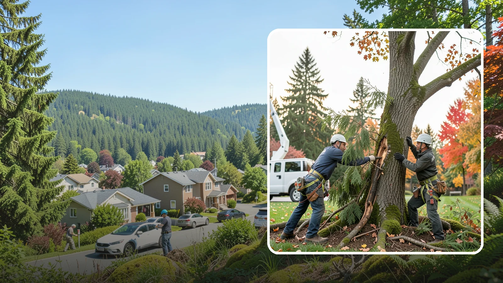 Diseased tree removal in Index, Snohomish County, WA - The removal of trees affected by disease beyond recovery.