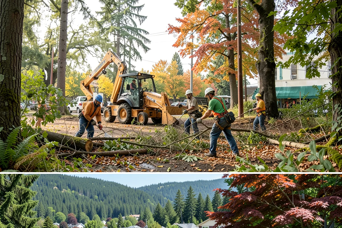 Diseased tree removal in Index, Snohomish County, WA - Work can be performed year-round in the Puget Sound climate but requires extra caution during wet seasons due to slippery...