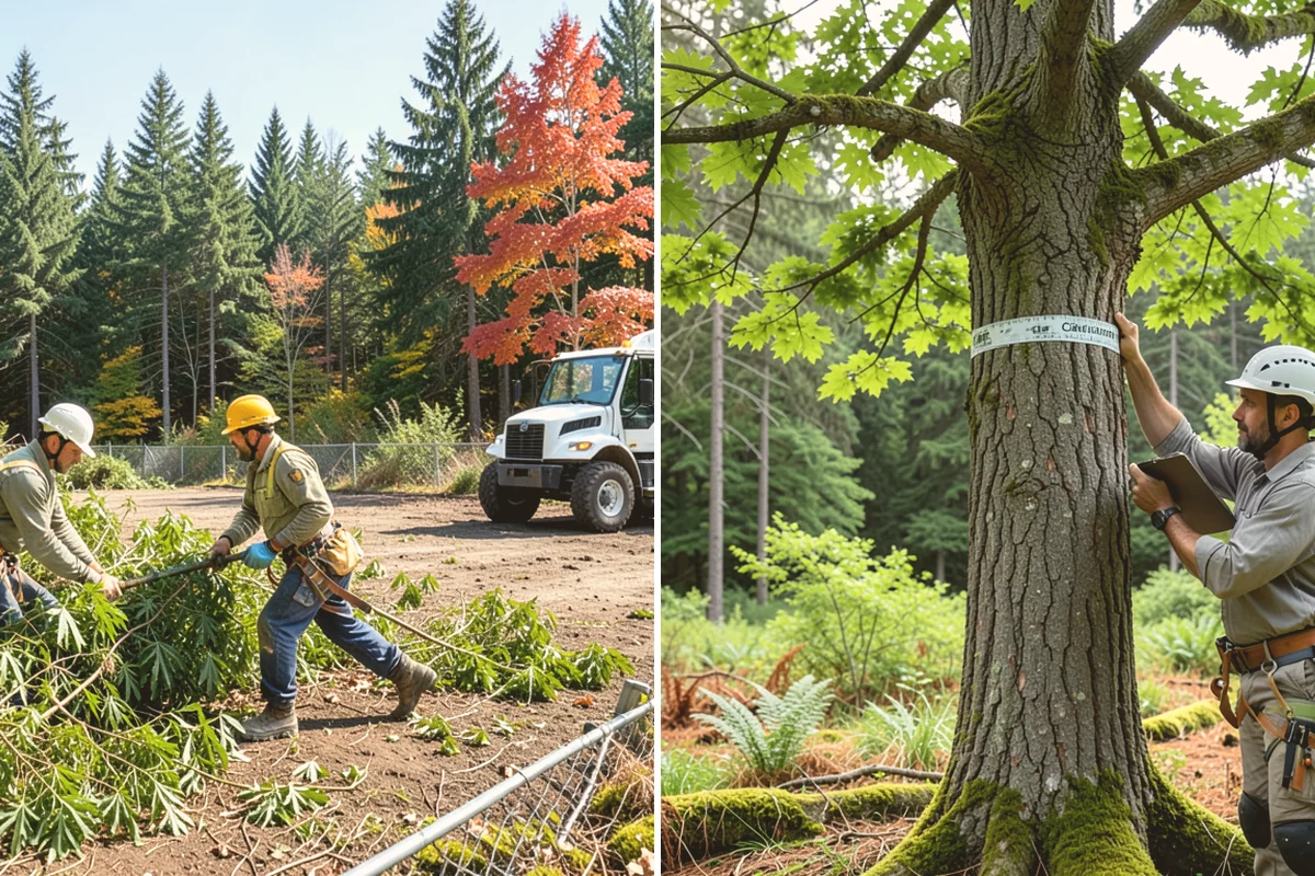 Diseased tree removal in Kent, King County, WA - On-site assessment and hazard evaluation