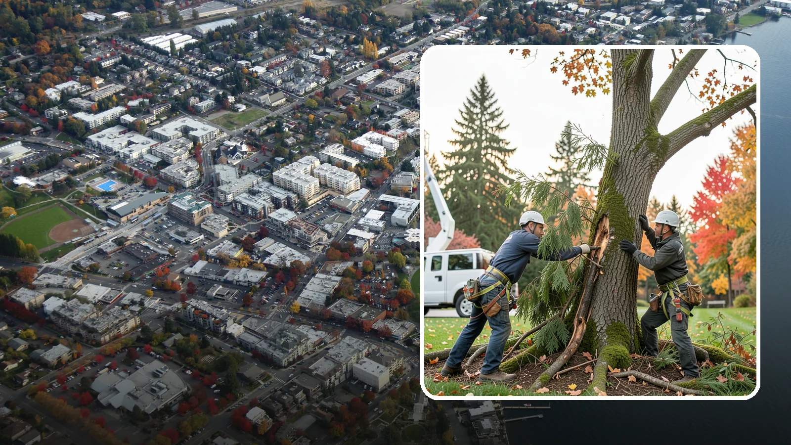 Diseased tree removal in Kirkland, King County, WA - The removal of trees affected by disease beyond recovery.