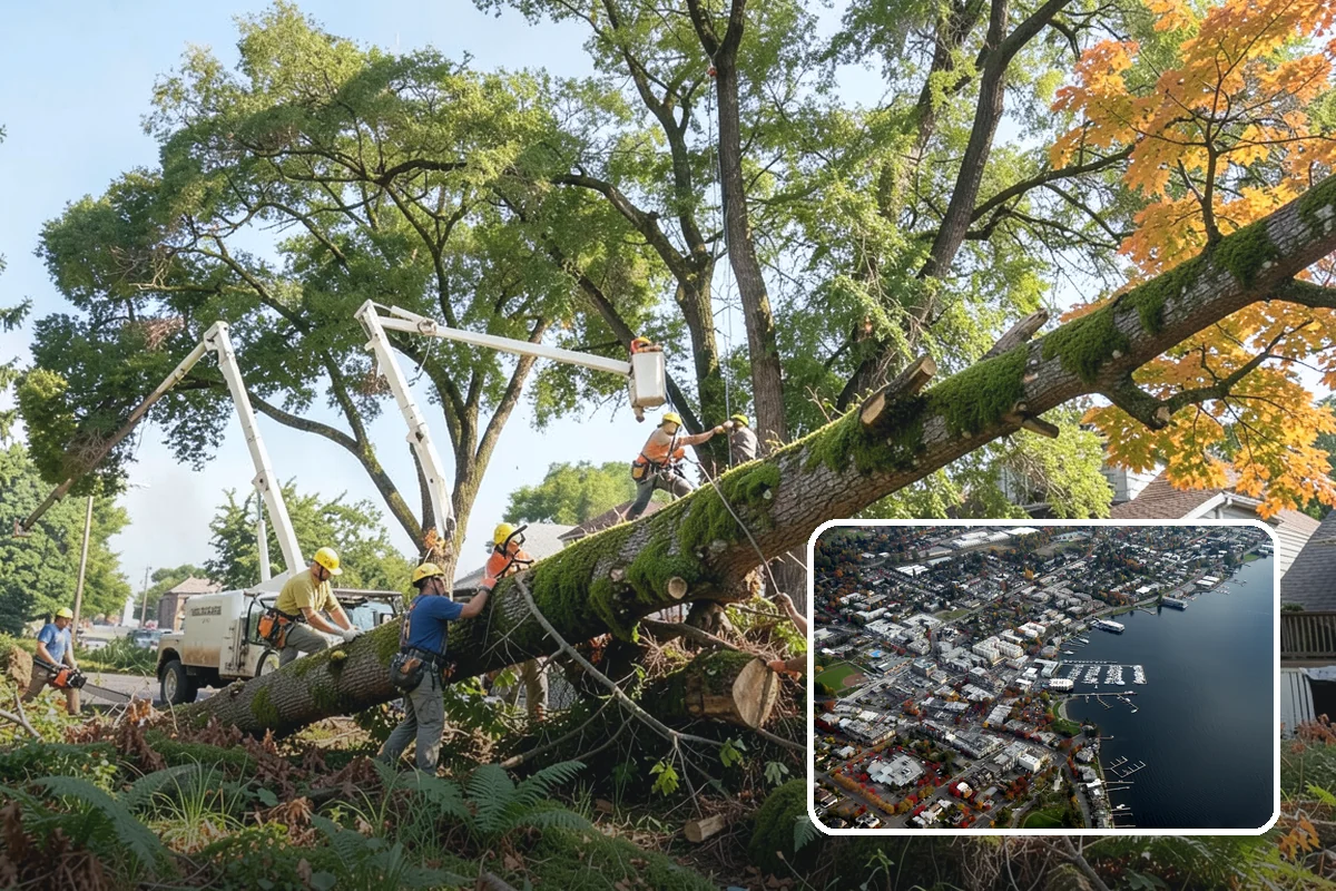 Diseased tree removal in Kirkland, King County, WA - Removes safety hazards and reduces liability