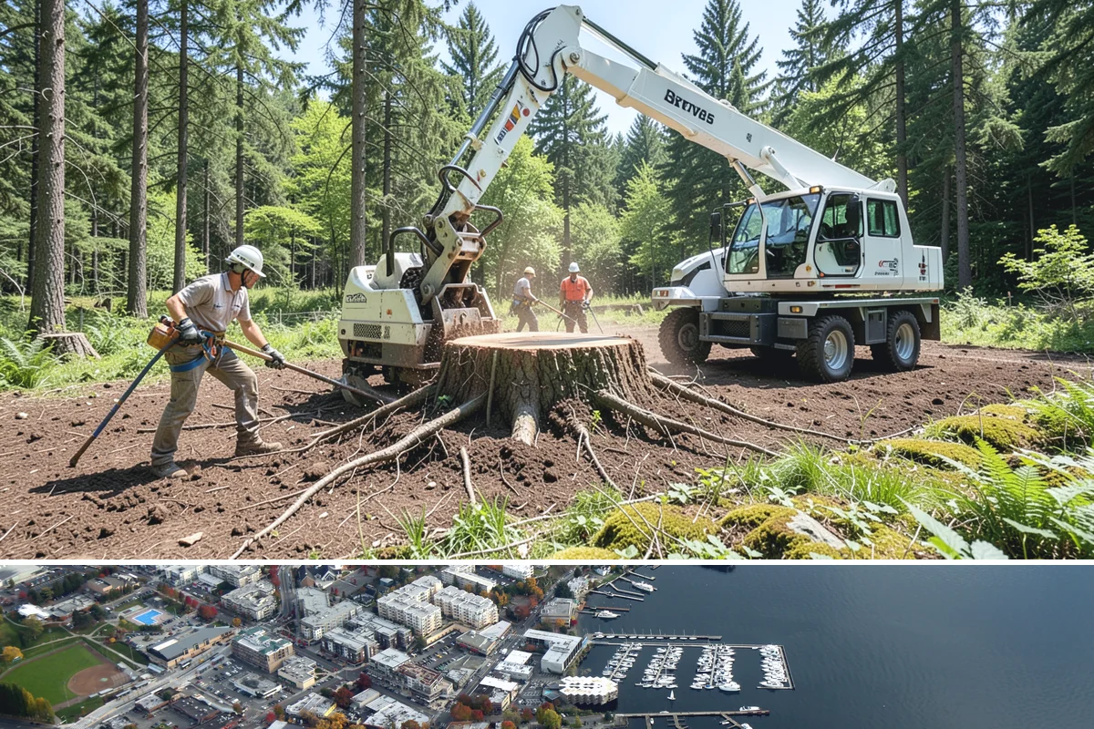Diseased tree removal in Kirkland, King County, WA - Work can be performed year-round in the Puget Sound climate but requires extra caution during wet seasons due to slippery...