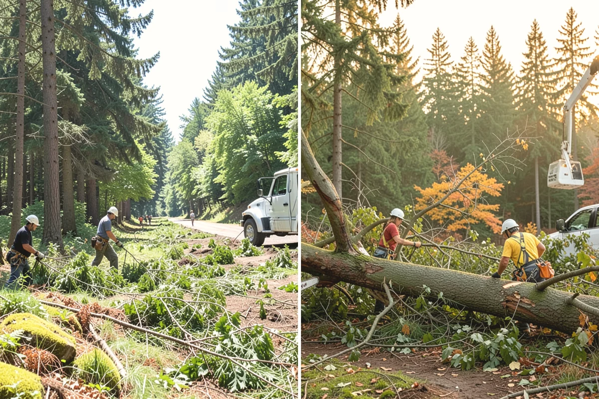 Diseased tree removal in La Conner, Skagit County, WA - On-site assessment and hazard evaluation