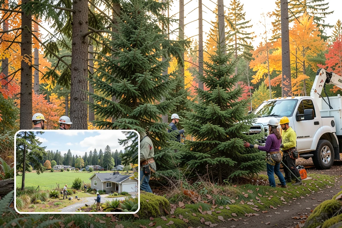 Diseased tree removal in Lyman, Skagit County, WA - Removes safety hazards and reduces liability