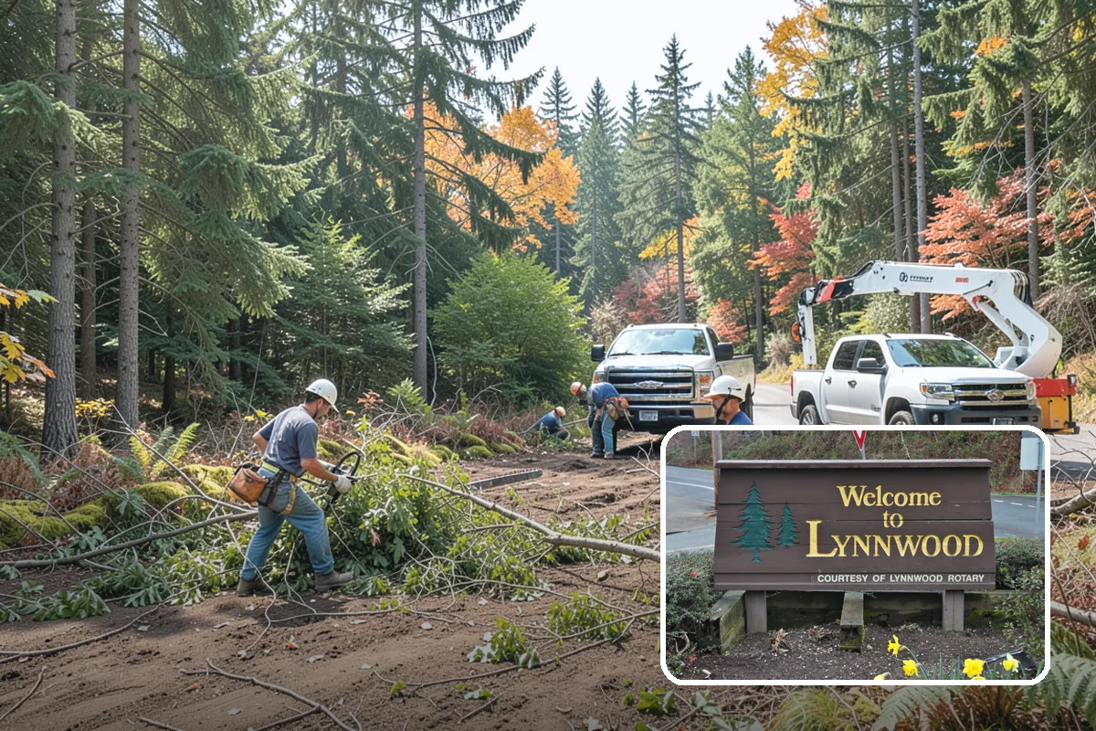 Diseased tree removal in Lynnwood, Snohomish County, WA - Removes safety hazards and reduces liability