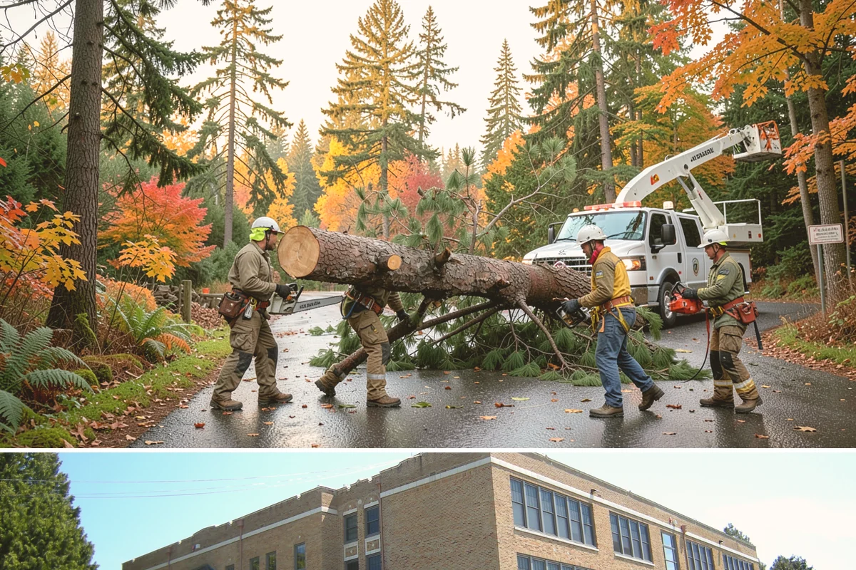 Diseased tree removal in Maple Valley, King County, WA - Work can be performed year-round in the Puget Sound climate but requires extra caution during wet seasons due to slippery...