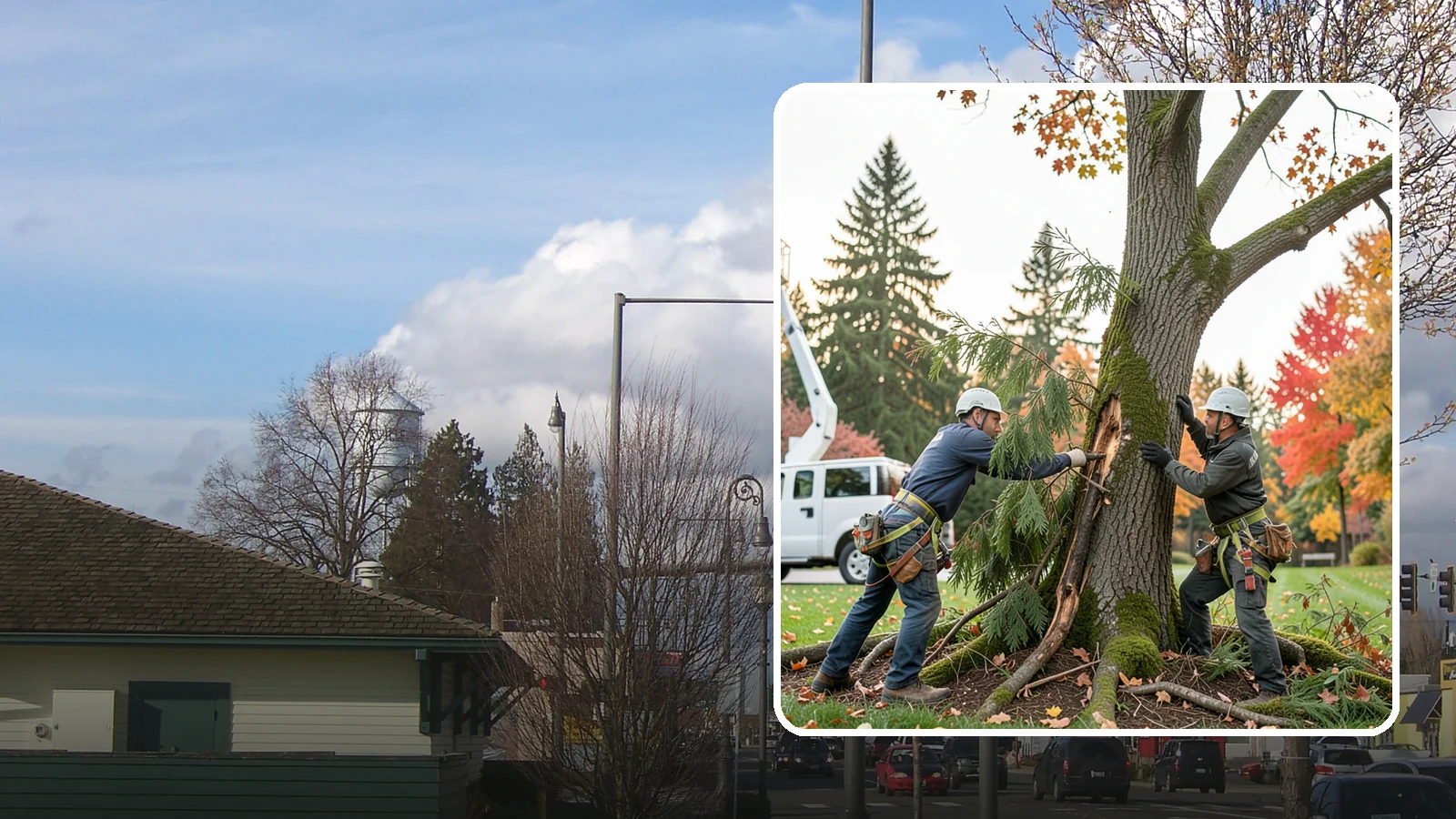 Diseased tree removal in Marysville, Snohomish County, WA - The removal of trees affected by disease beyond recovery.