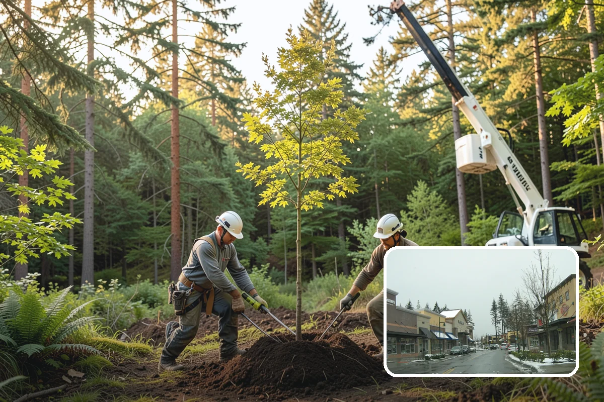 Diseased tree removal in Mill Creek, Snohomish County, WA - Removes safety hazards and reduces liability