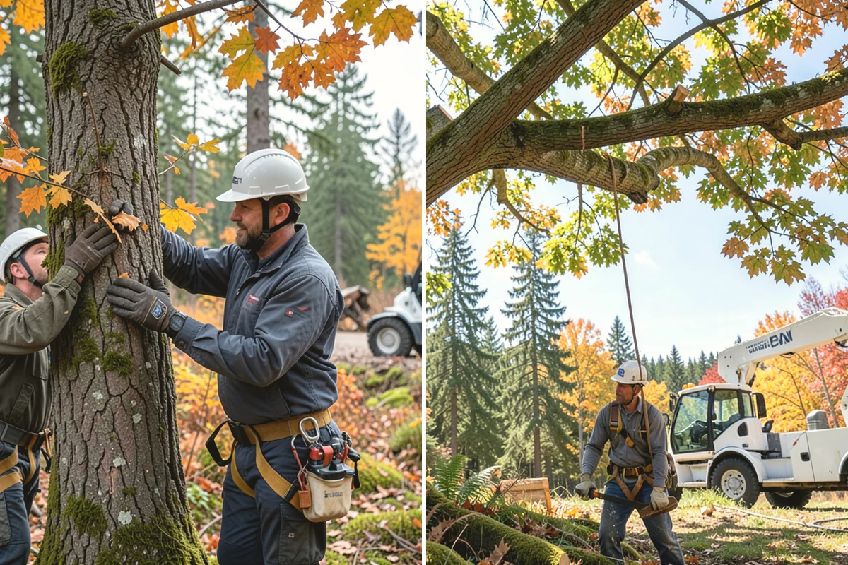 Diseased tree removal in Mill Creek, Snohomish County, WA - On-site assessment and hazard evaluation