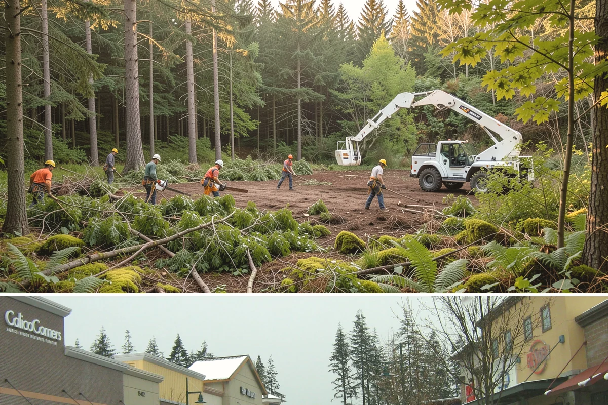 Diseased tree removal in Mill Creek, Snohomish County, WA - Work can be performed year-round in the Puget Sound climate but requires extra caution during wet seasons due to slippery...