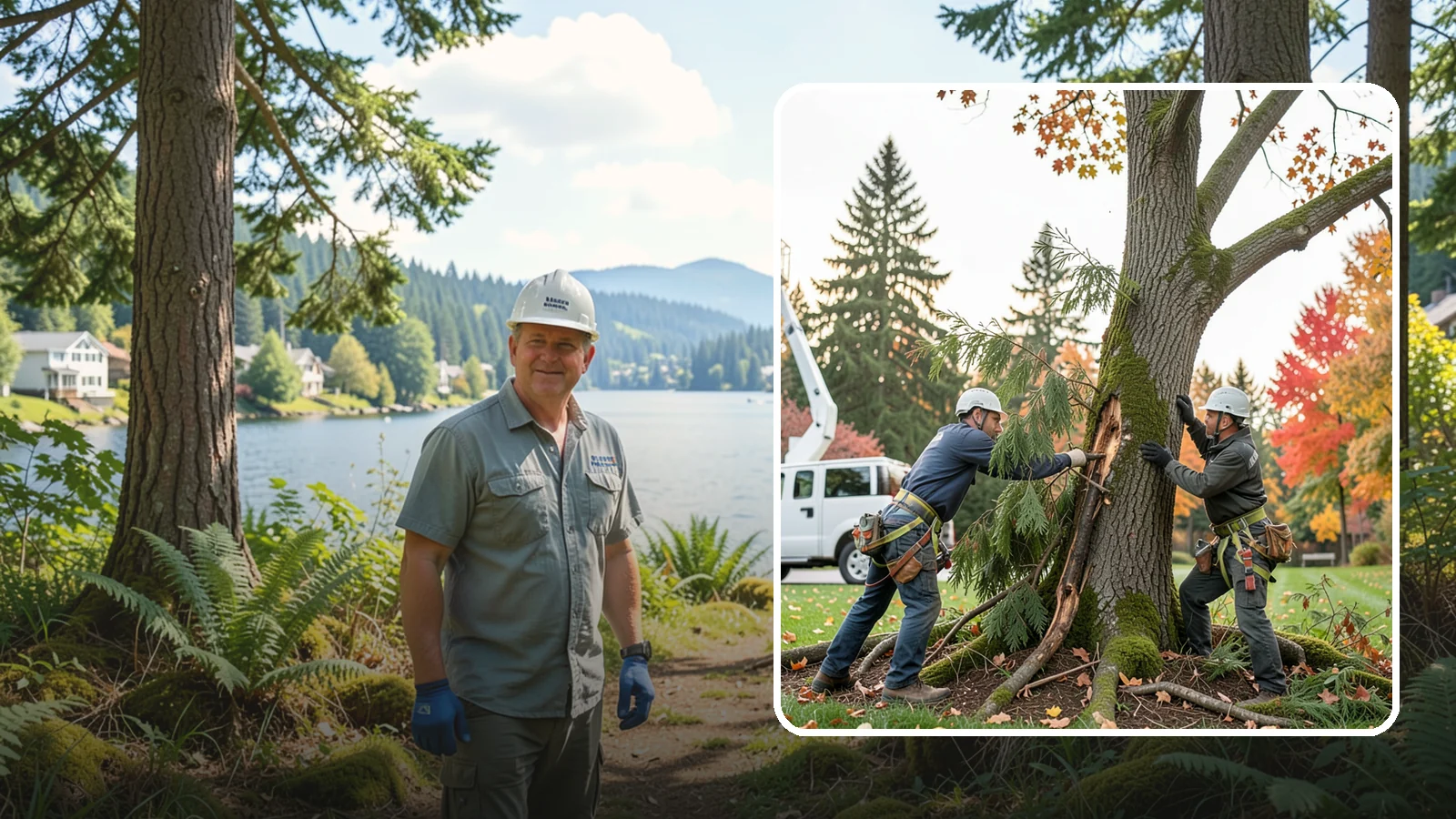 Diseased tree removal in Milton, King County, WA - The removal of trees affected by disease beyond recovery.