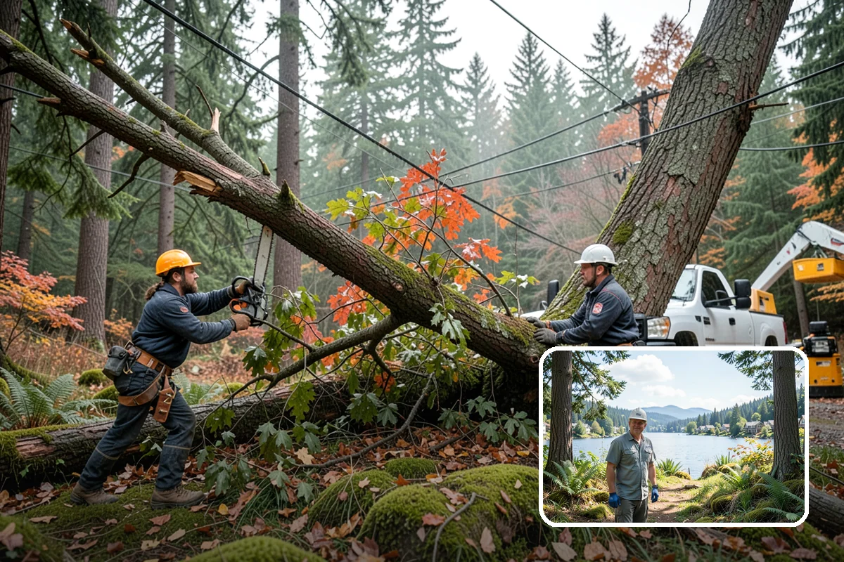 Diseased tree removal in Milton, King County, WA - Removes safety hazards and reduces liability