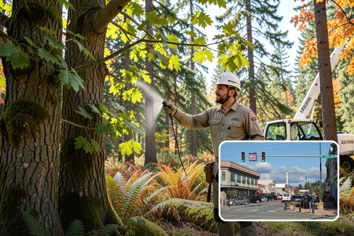 Diseased tree removal in Monroe, Snohomish County, WA - Removes safety hazards and reduces liability