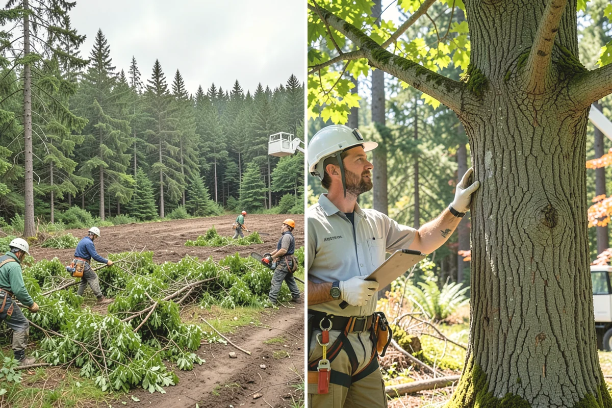 Diseased tree removal in Monroe, Snohomish County, WA - On-site assessment and hazard evaluation