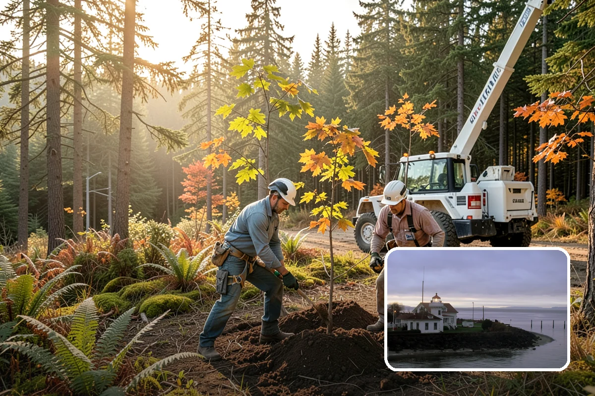 Diseased tree removal in Mukilteo, Snohomish County, WA - Removes safety hazards and reduces liability