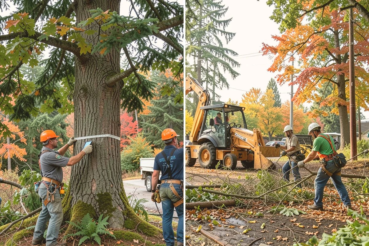 Diseased tree removal in Newcastle, King County, WA - On-site assessment and hazard evaluation