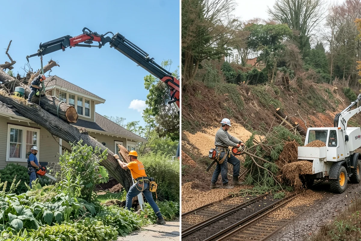 Diseased tree removal in Normandy Park, King County, WA - On-site assessment and hazard evaluation