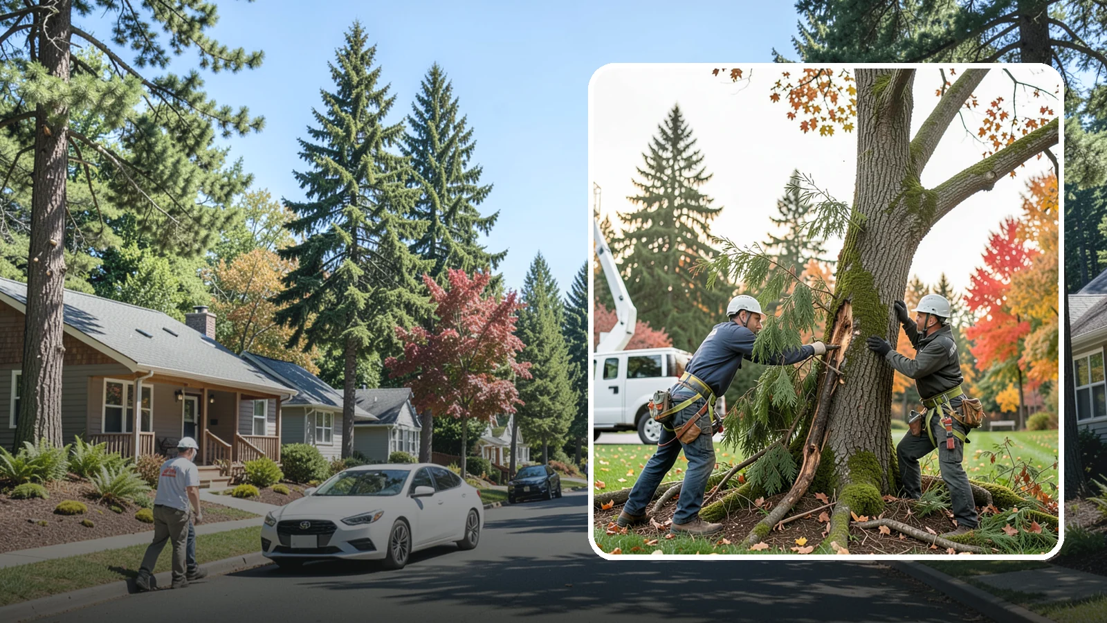 Diseased tree removal in Orting, Pierce County, WA - The removal of trees affected by disease beyond recovery.