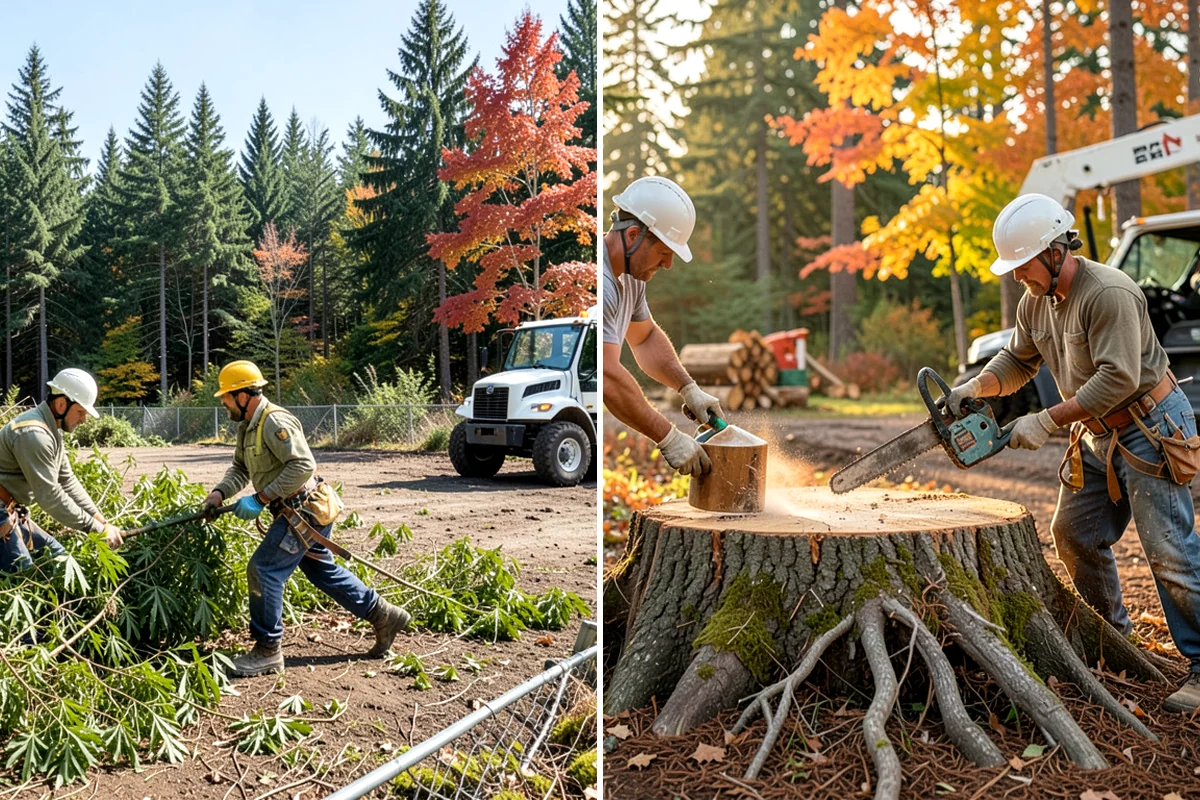 Diseased tree removal in Pacific, King County, WA - On-site assessment and hazard evaluation