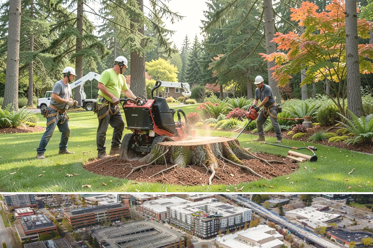 Diseased tree removal in Redmond, King County, WA - Work can be performed year-round in the Puget Sound climate but requires extra caution during wet seasons due to slippery...