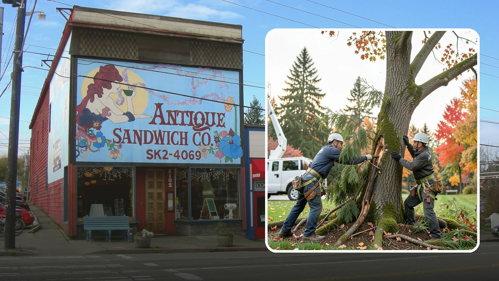 Diseased tree removal in Ruston, Pierce County, WA - The removal of trees affected by disease beyond recovery.