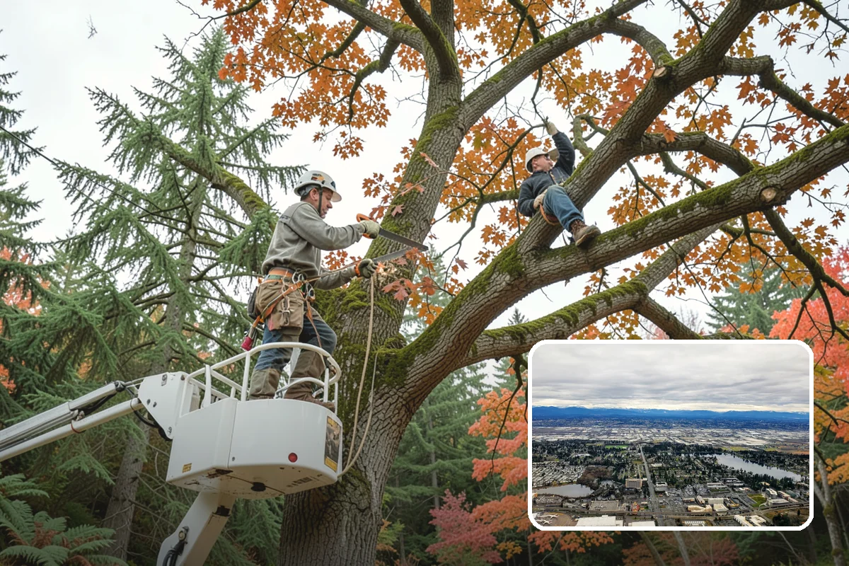 Diseased tree removal in SeaTac, King County, WA - Removes safety hazards and reduces liability