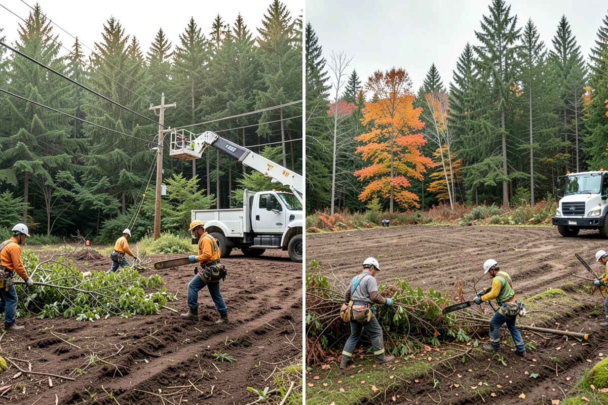 Diseased tree removal in SeaTac, King County, WA - On-site assessment and hazard evaluation