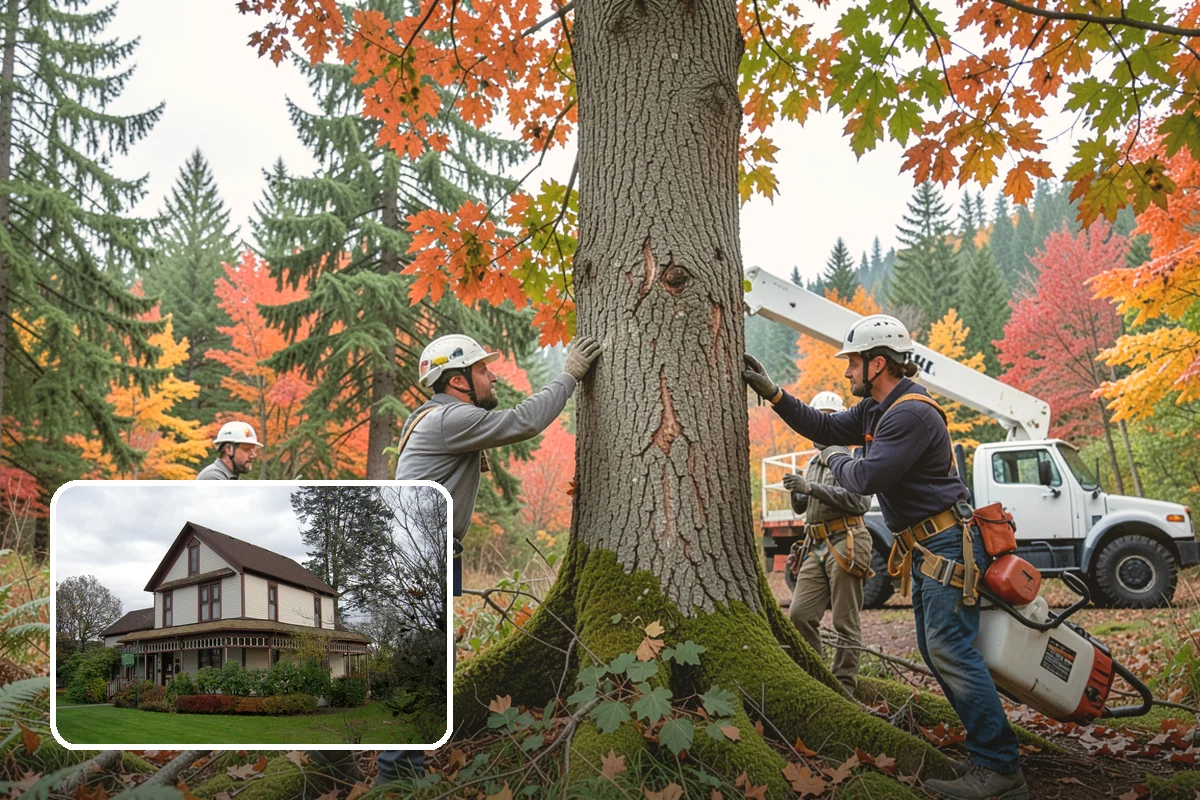 Diseased tree removal in Sumner, Pierce County, WA - Removes safety hazards and reduces liability