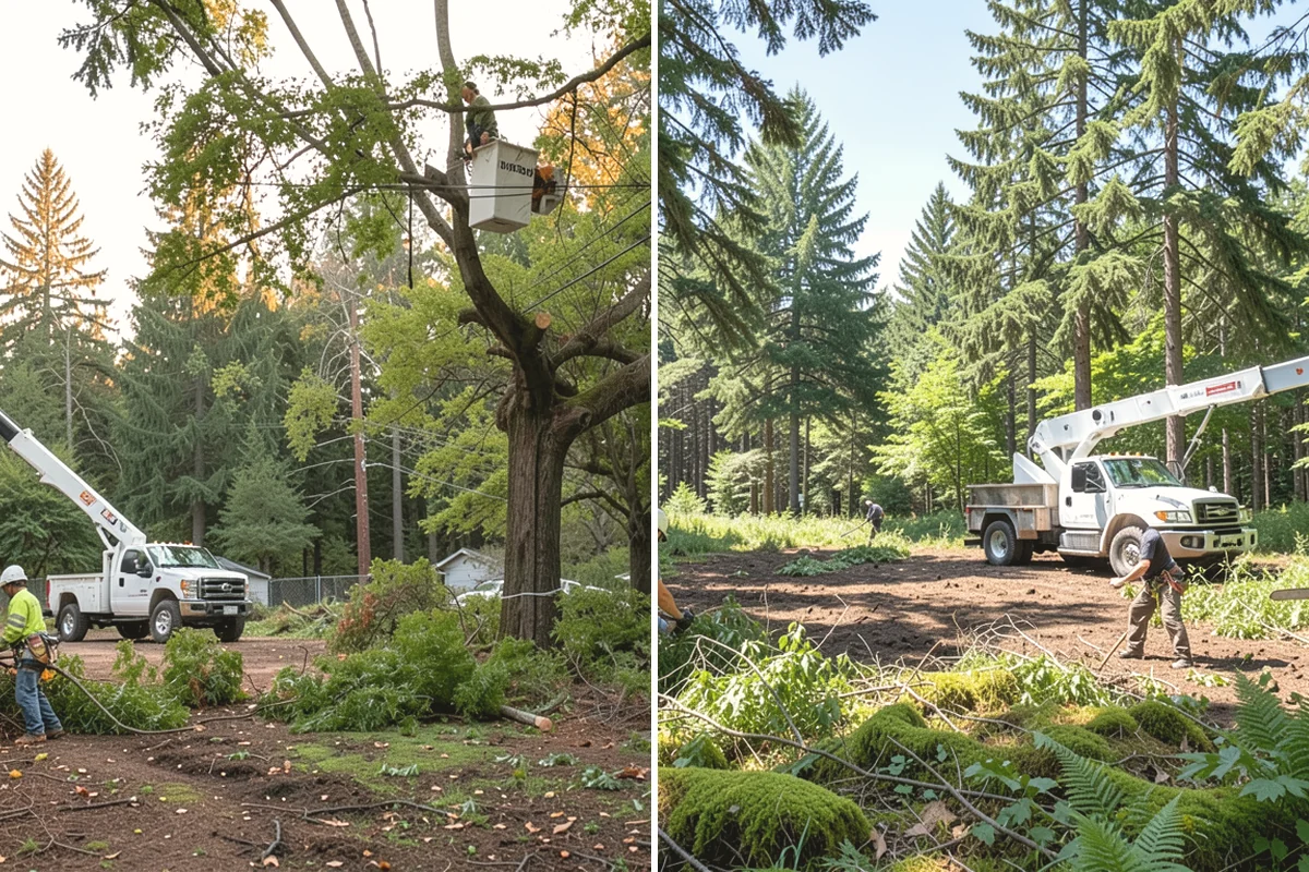 Diseased tree removal in Tacoma, Pierce County, WA - On-site assessment and hazard evaluation