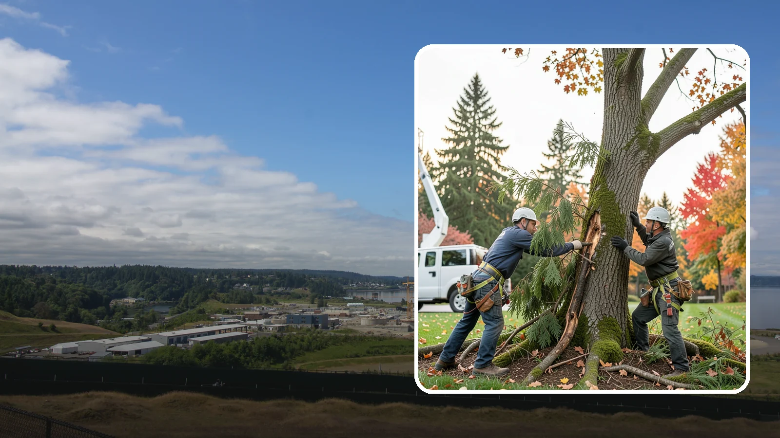 Diseased tree removal in University Place, Pierce County, WA - The removal of trees affected by disease beyond recovery.