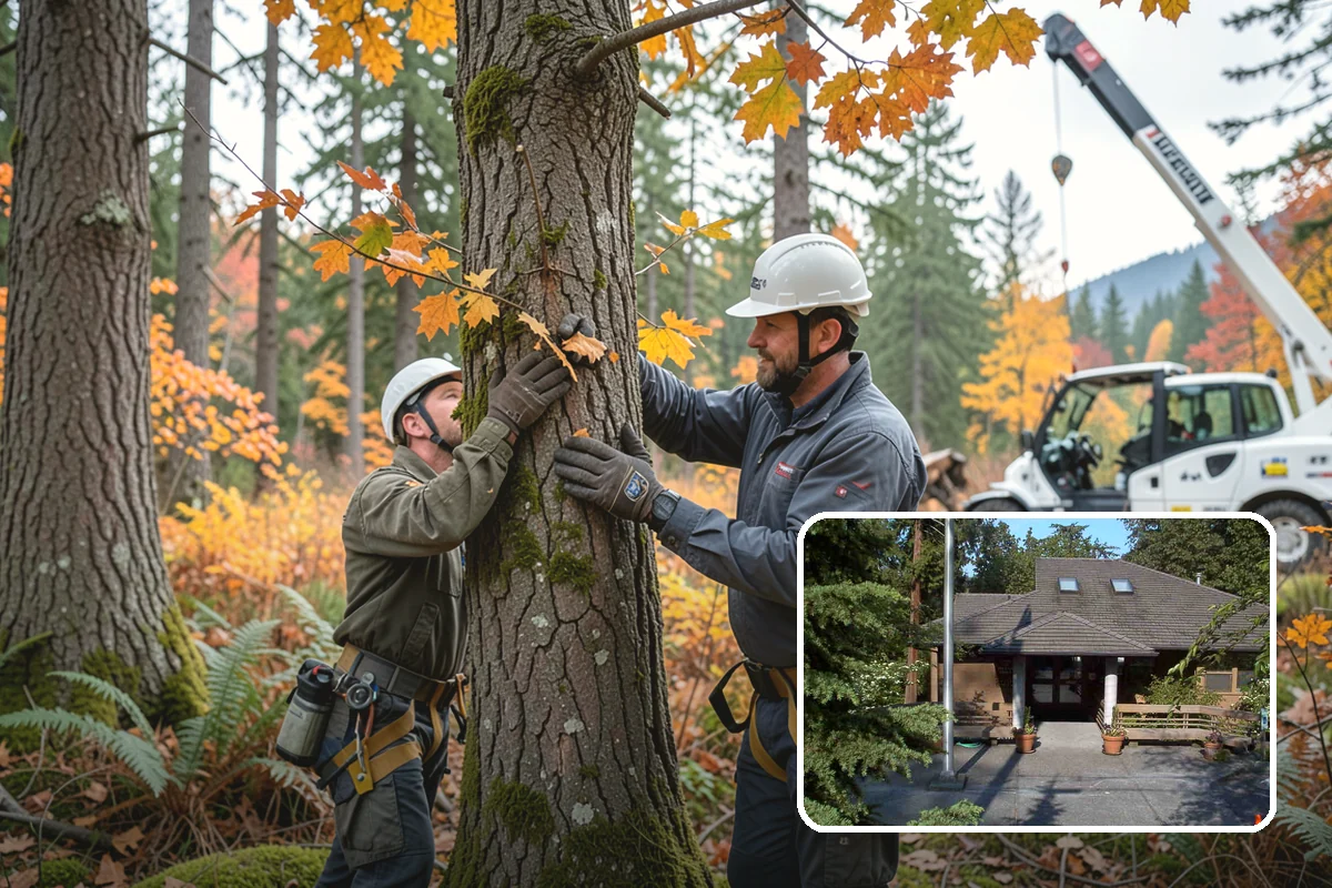 Diseased tree removal in Yarrow Point, King County, WA - Removes safety hazards and reduces liability