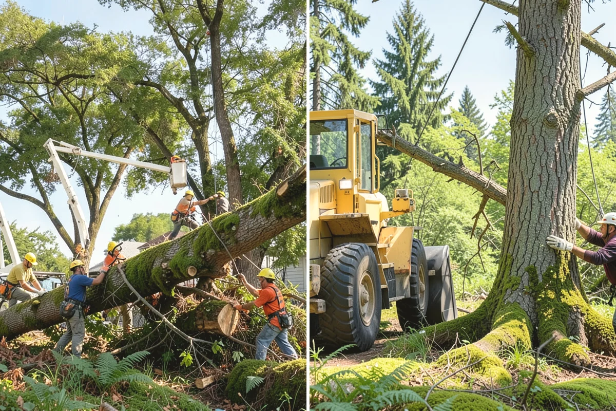Diseased tree removal in Yarrow Point, King County, WA - On-site assessment and hazard evaluation