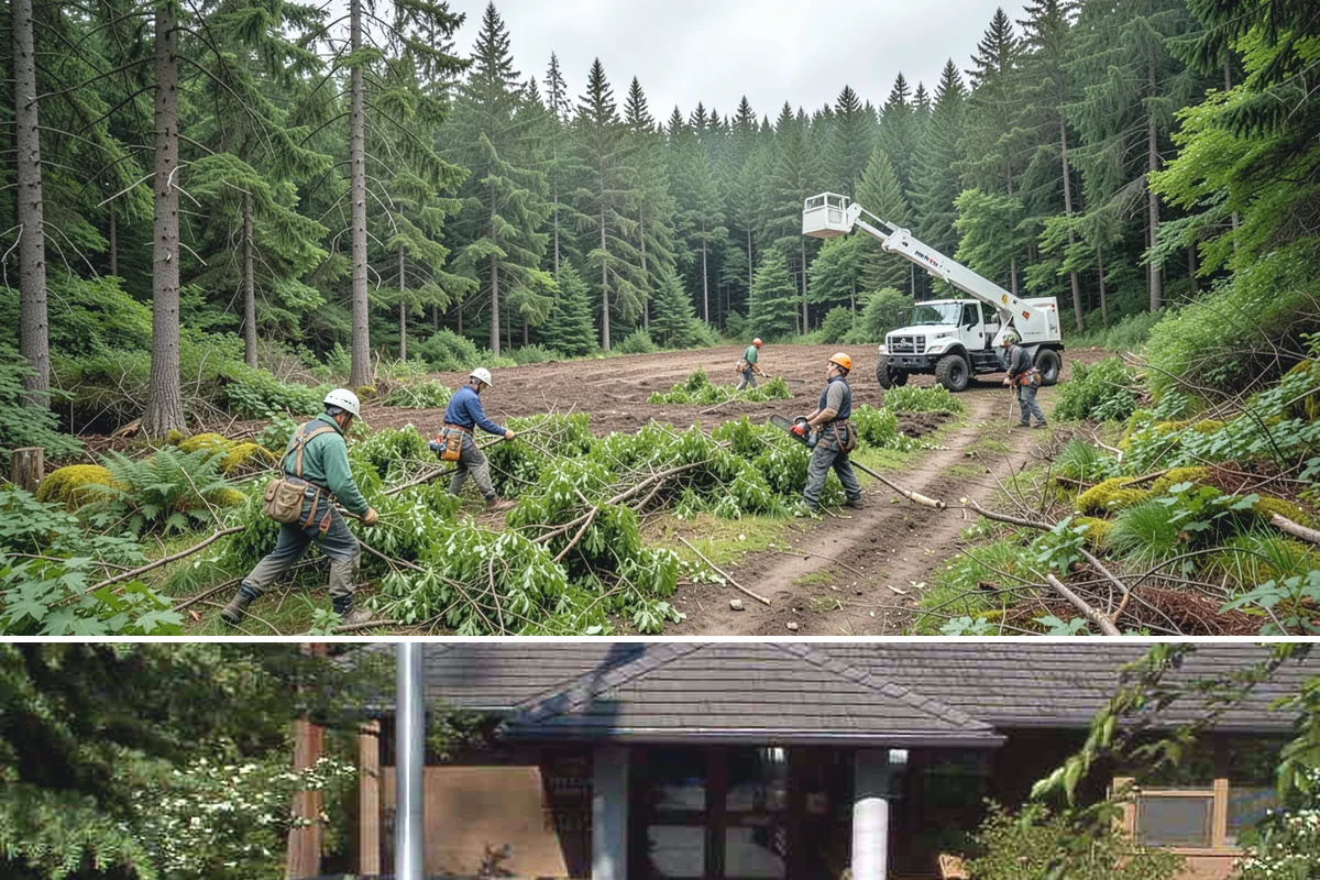 Diseased tree removal in Yarrow Point, King County, WA - Work can be performed year-round in the Puget Sound climate but requires extra caution during wet seasons due to slippery...