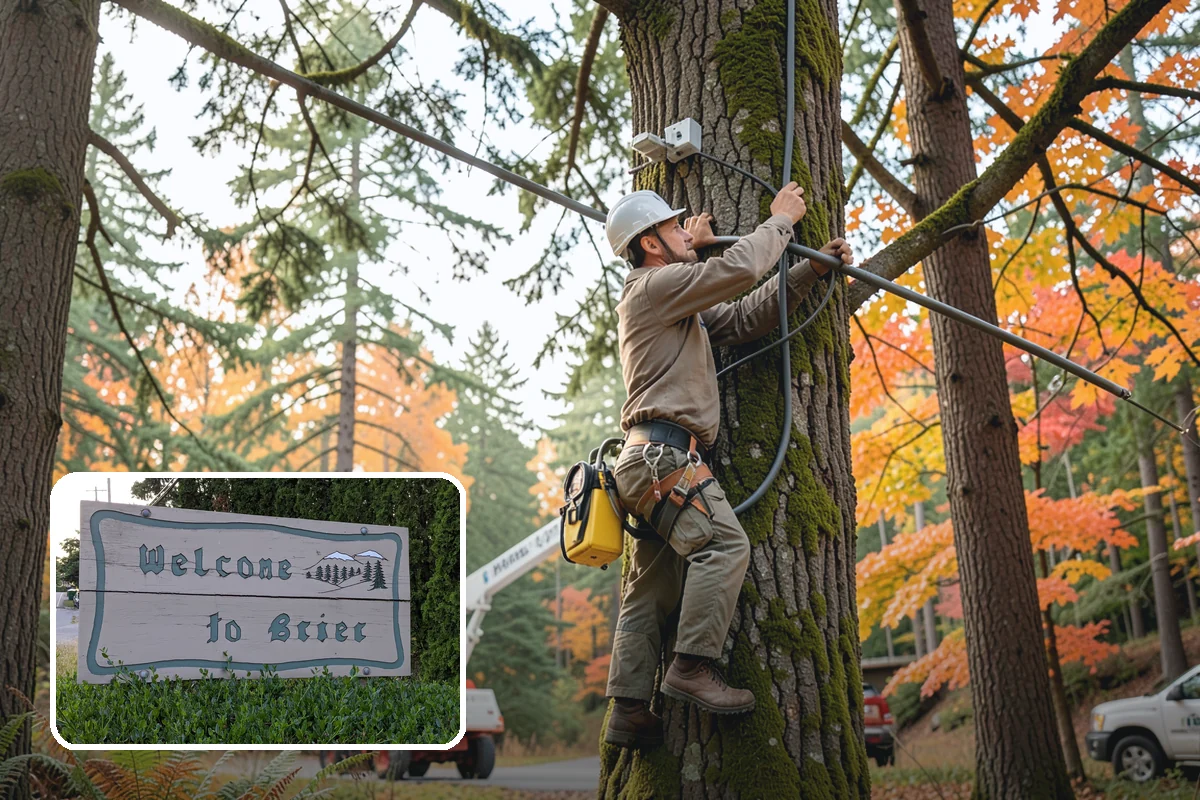 Driveway clearance pruning in Brier, Snohomish County, WA - Improves tree structure, health, and appearance